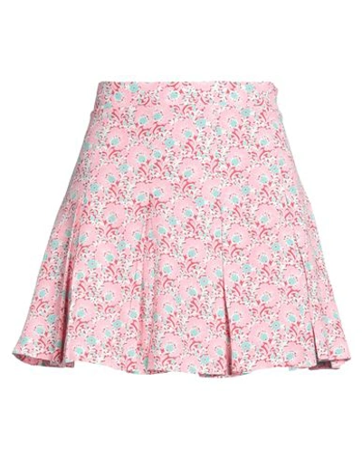 Shop Vicolo Woman Mini Skirt Pink Size M Viscose