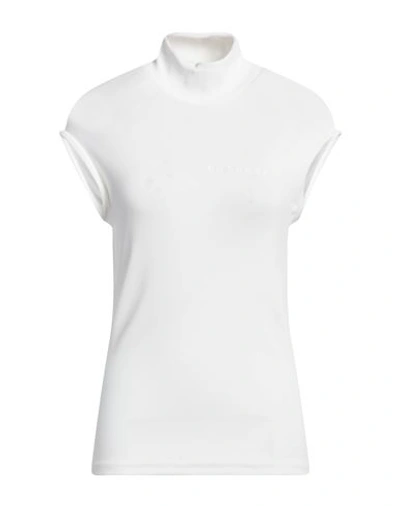 Vtmnts Man T-shirt White Size Xl Viscose, Elastane In White