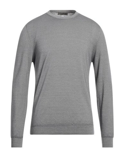 +39 Masq Man Sweater Grey Size 44 Merino Wool In Grey