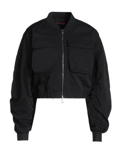 Shop Diesel G-khlo Woman Jacket Black Size 10 Polyamide