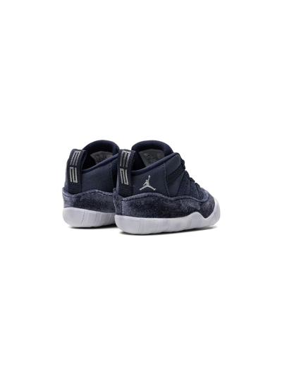 Shop Jordan Air  11 Crib "midnight Navy" Sneakers In Blue