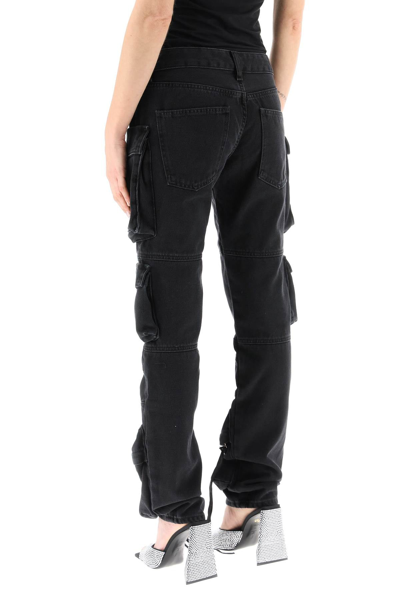 Shop Attico 'essie' Skinny Jeans With Cargo Pockets