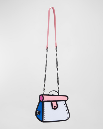 Shop Jump From Paper Girl's Cake Shoulder Bag In Neon Pink