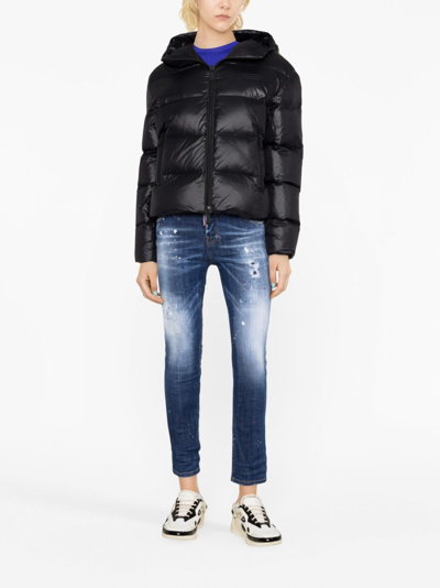 Dsquared2 Down Jacket In Black