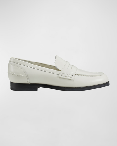 Shop Marc Fisher Ltd Milton Croco Penny Loafers In Ivory