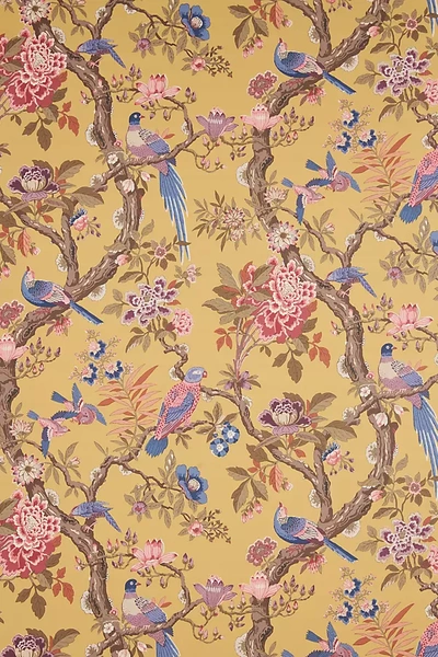 Shop Anthropologie Eltham Wallpaper In Yellow