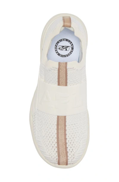 Shop Apl Athletic Propulsion Labs Techloom Bliss Knit Running Shoe In Pristine / Almond / Racer