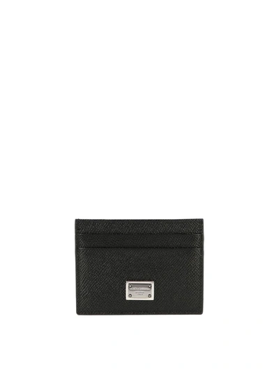 Shop Dolce & Gabbana "dauphine" Card Holder In Black
