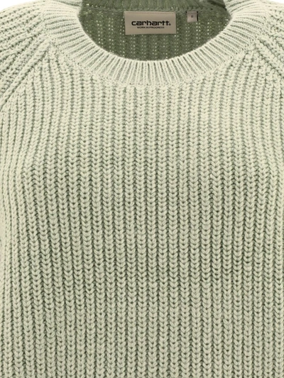 Shop Carhartt Wip "emma" Sweater In Green