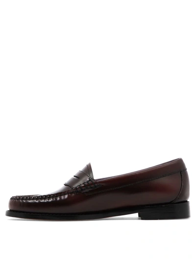 Shop Gh Bass "penny" Loafers In Bordeaux