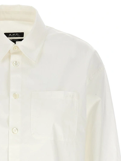 Shop Apc A.p.c. 'chemise Boyfriend' Shirt In White