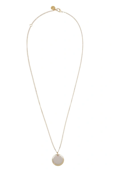 Shop Apc A.p.c. Eloi Necklace With Pendant In Gold