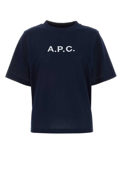 Shop Apc A.p.c. T-shirt In Blue