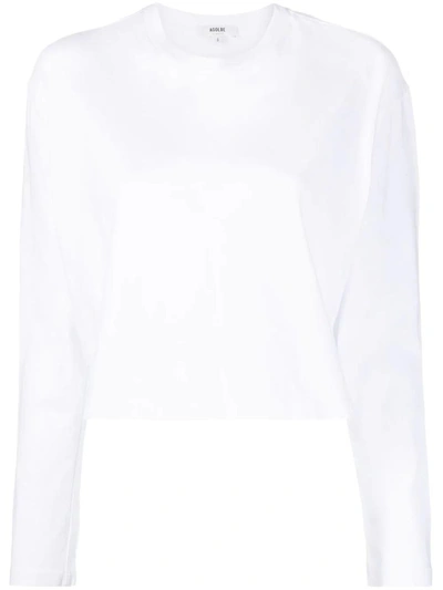 Shop Agolde Tshirt In White