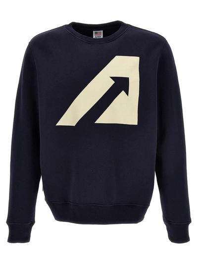 Shop Autry 'icon' Sweatshirt In Blue