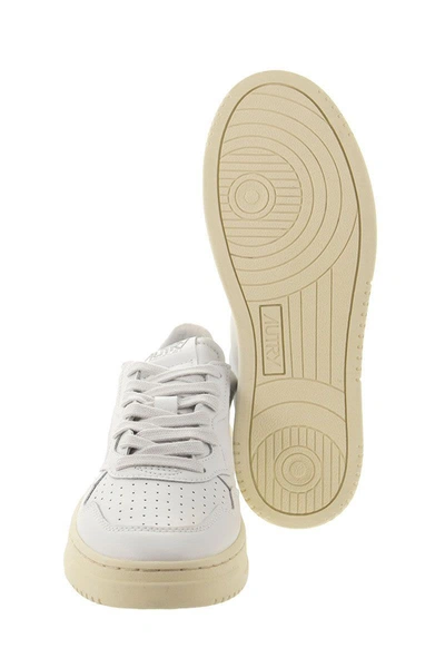 Shop Autry Medalist Low - Leather Sneakers In White