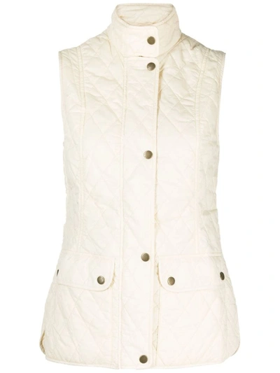Shop Barbour Otterburn Gilet Clothing In Cr31 Summer Pearl