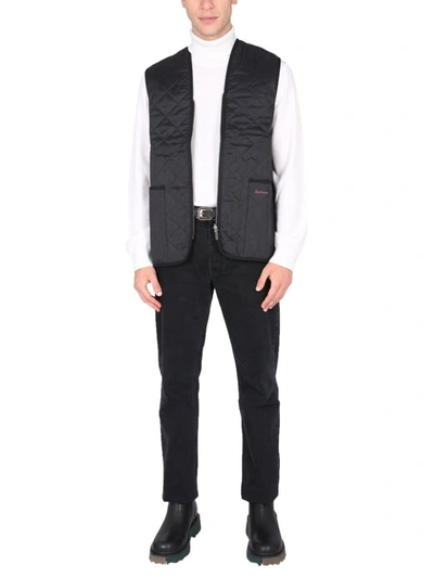 Shop Barbour Quilted Vest In Black