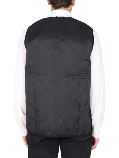 Shop Barbour Quilted Vest In Black