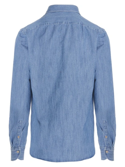 Shop Borriello 'marechiaro' Shirt In Light Blue