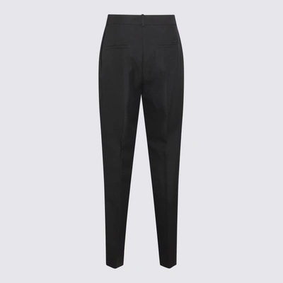 Shop Calvin Klein Ck Black Viscose Blend Pants