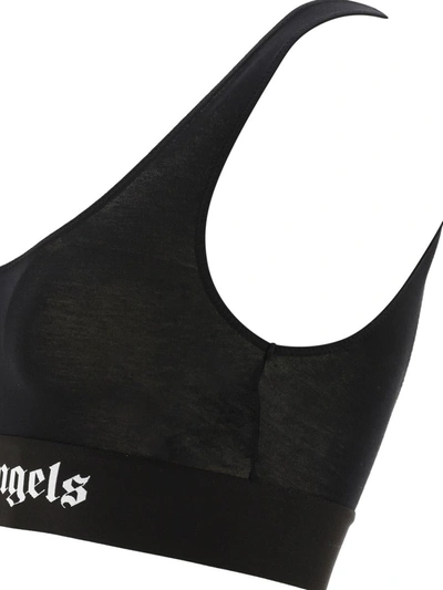 Shop Palm Angels "classic Logo" Top In Black