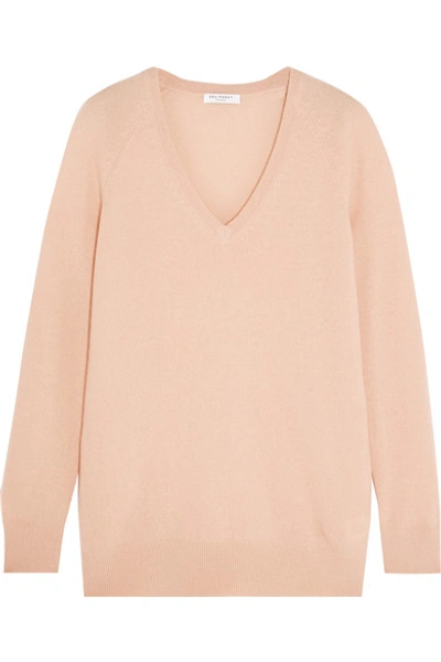 Equipment Asher Oversized Cashmere Sweater In Pink