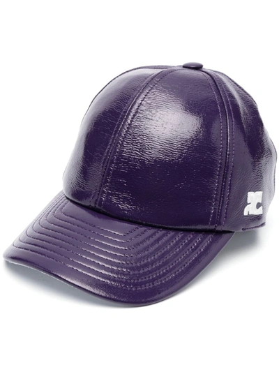 Shop Courrèges Hats In Purple