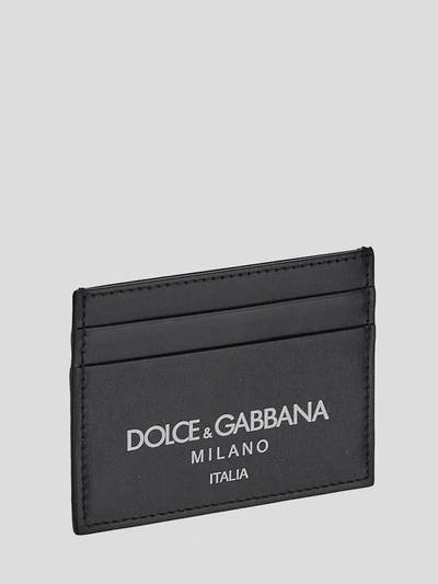 Shop Dolce & Gabbana Logo Print Card Holder