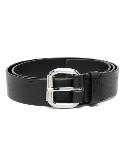 Shop Dondup Ardillon-buckle Belt In Black