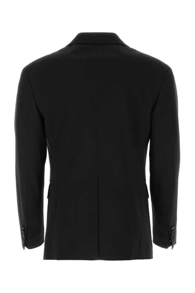 Dsquared2 Dsquared Men Black Stretch Wool Dan Db Blazer In Black