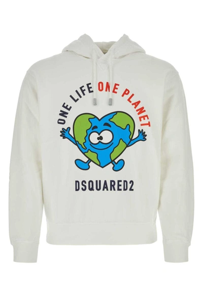 Shop Dsquared2 Dsquared Sweatshirts In White