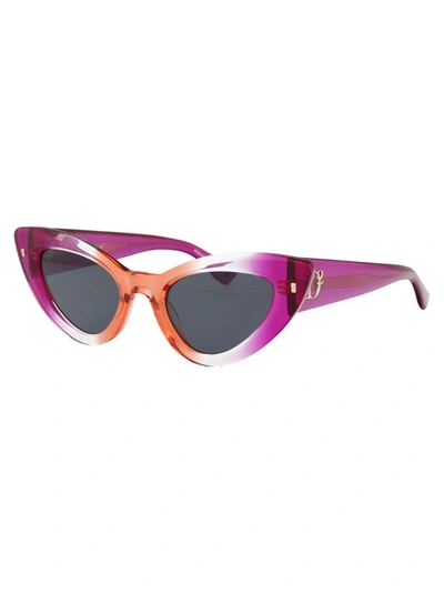 Shop Dsquared2 Sunglasses In 838ir Violet Orange