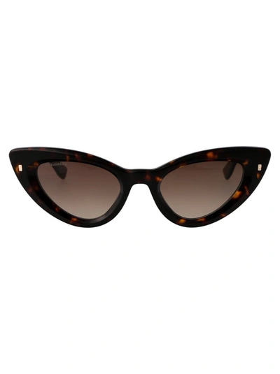 Shop Dsquared2 Sunglasses In 086ha Avana