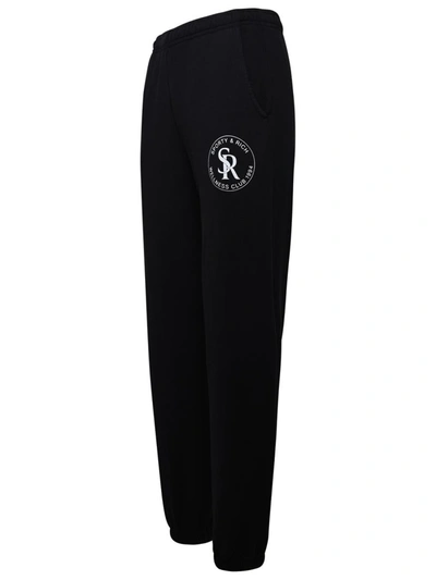 Shop Sporty And Rich Sporty & Rich Euro Cootne Pants In Black