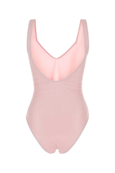 Shop Ganni Swimsuits In Pink
