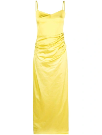 Shop Gauge81 Vona  Dress In Yellow