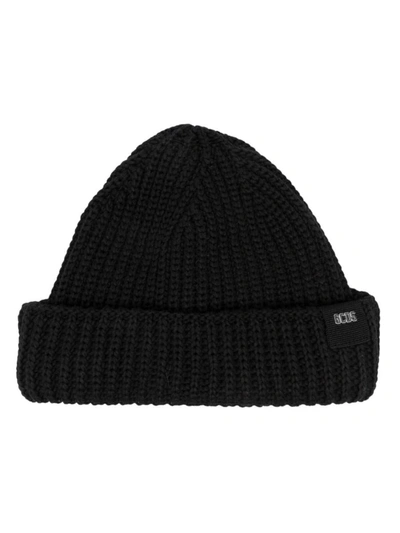 Shop Gcds Ribbed Cap With Application In Black