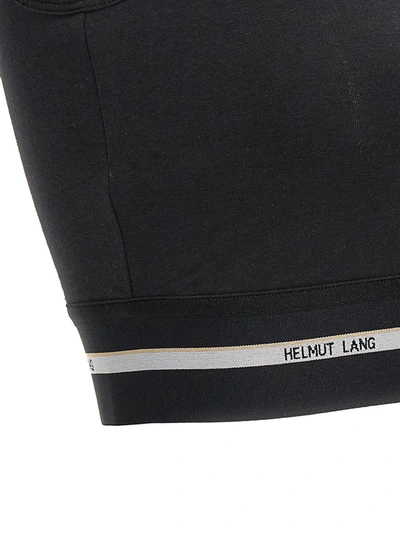 Shop Helmut Lang Crop Top In Black