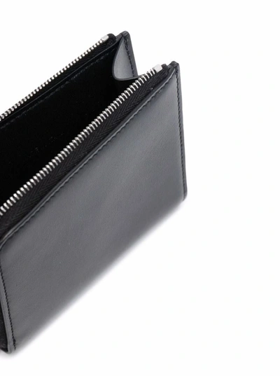 Shop Jil Sander Man's Black Leather Wallet