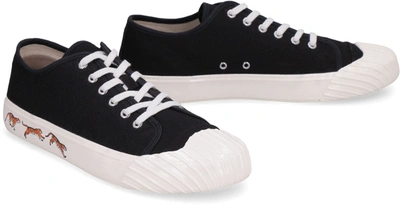 Shop Kenzo School Low-top Sneakers In Black