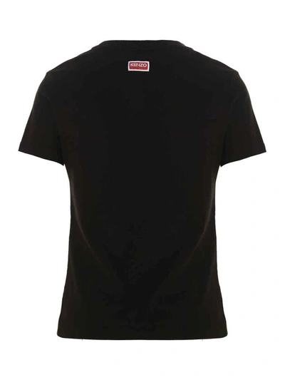 Shop Kenzo T-shirt ' Pixel' In Black