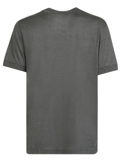 Shop Kiton T-shirts In Grey