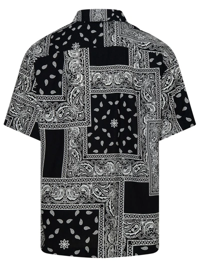 Shop Destin Malibu Shirt In Black Cotton In Beige