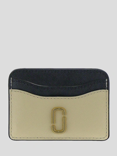 Shop Marc Jacobs Bicolor Card Holder In Newcloudwhite
