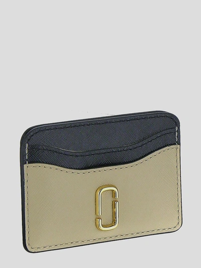 Shop Marc Jacobs Bicolor Card Holder In Newcloudwhite