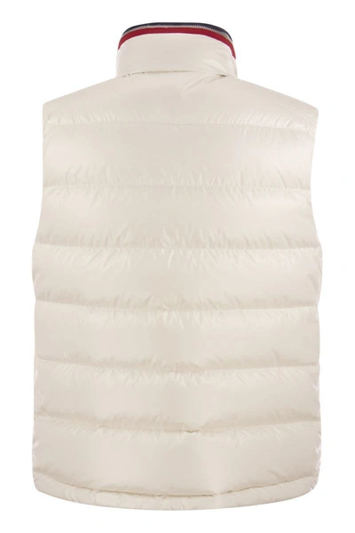 Shop Moncler Ouse - Padded Vest In White