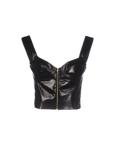 Shop Fausto Puglisi Top In Black