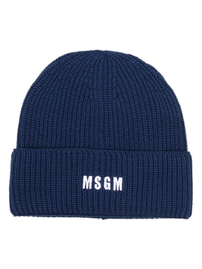 Shop Msgm Logo Headge. Accessories In Blue