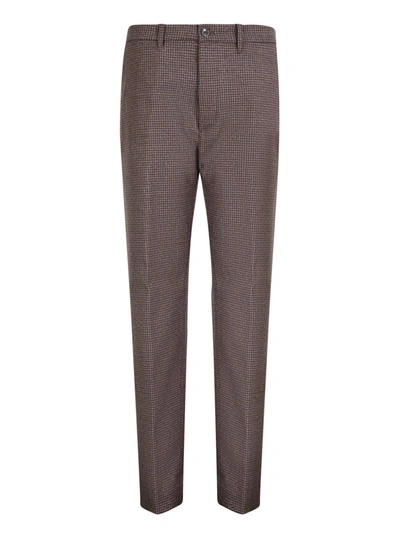 Nine In The Morning Houndstooth-patterned Pants In Brown